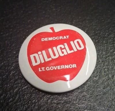 Rhode Island Democrat Diluglio Lt. Governor Pin Back Button P60