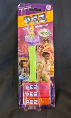 Pez Candy Dispenser Disney Tinker Bell Fairy Friends Fairies Purple Green