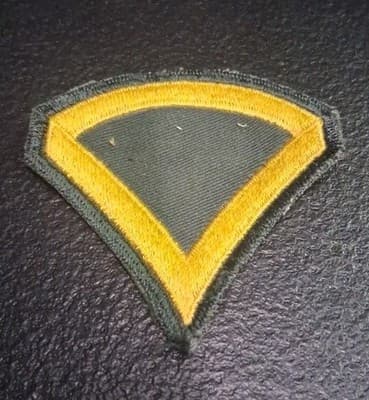 NEW Vintage US Army Private First Class E3 Rank patch
