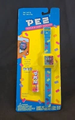 Vintage 1994 PEZ Time Watch Dispenser Dream Castle Rare Sealed Pez NIB