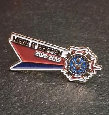 Make It Happen 2018-2019 VFW Pin Lapel