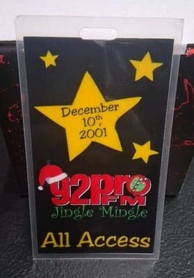 December 10th 2001 92ProFm Jingle Mingle All Access