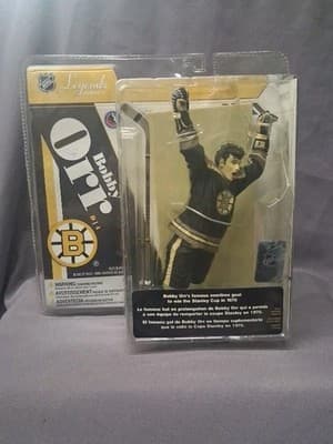 Bobby Orr NHL Mcfarlane Legends series 4 action figure 2006 Variant NIB