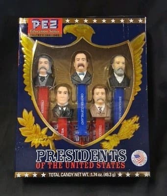 PEZ Presidents of the United States Volume 5 (V) 1881-1909 New in Sealed Box