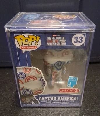 Funko POP! Artist Series: - Captain America #33 W/Hard Protector