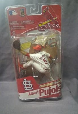 MLB McFarlane S27 ST Louis Cardinals Albert Pujols White Uniform. NEW