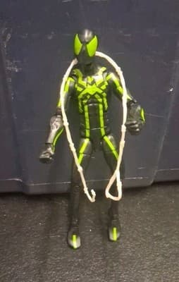 Marvel Legends Big Time Spider-Man 80th Anniversary Black & Green Action Figure