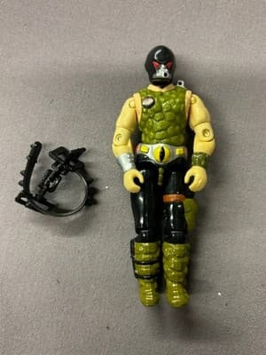 Gi Joe 3.75 Action Figure Loose Croc Master 1987 L4