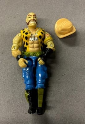Vintage 1989 Gi Joe ARAH Figure; Gnawgahyde Awesome Collectible