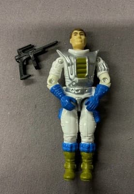 Maverick V1 1987 G.I. Joe Hasbro Vintage Action Figure W/ Gun - No Mask
