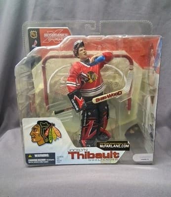 McFarlane Sportspicks Jocelyn Thibault Chicago Blackhawks Series 4 2002 Variant