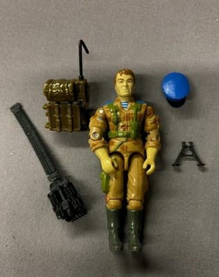Red Star (v1) - GI Joe ARAH 1991 Vintage Hasbro Action Figure 3.75" & Weapons