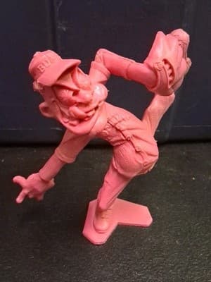 Vintage 1963 Marx Nutty Mads Bull Pen Boo Boo Figure Pink 5.5"