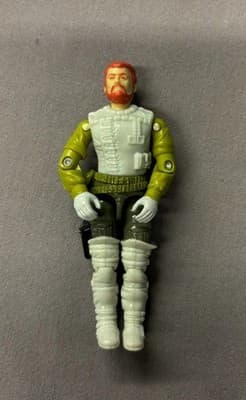 GI Joe Long Range V1 3.75” Figure Thunderclap Driver 1989 Hasbro ARAH Vintage