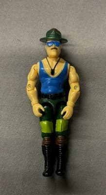 Vintage 1986 GI Joe Sgt Slaughter action figure HASBRO