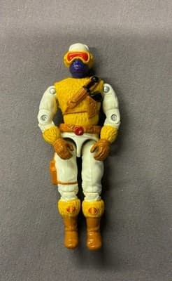 1991 V2. Vintage Hasbro G.I. Joe Cobra Snow Serpent Military Action Figure