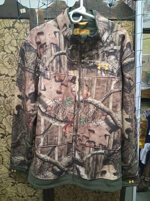 Under Armour Xtra Men's Zip Up Hunting Jacket 2XL Scent Capture