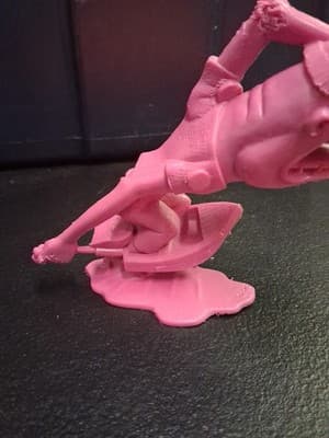Manny the Reckless Mariner Figure, 1963 Nutty Mad, Pink 4.5” Tall, PO-VG+