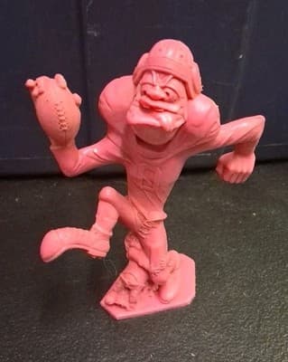 Vintage Hot Pink "Nutty Mads" End Zone Football Figure - 1964 Louis Marx & Co.