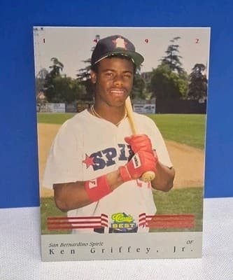 1992 Classic Best Minor League - Bonus Card Ken Griffey Jr #BC12 Red