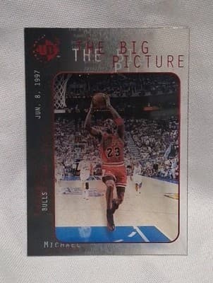 MICHAEL JORDAN 1997-98 UPPER DECK THE BIG PICTURE BASKETBALL BULLS A Q6337