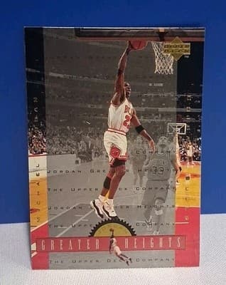 1996-97 Upper Deck Greater Heights Michael Jordan #GH10 Chicago Bulls