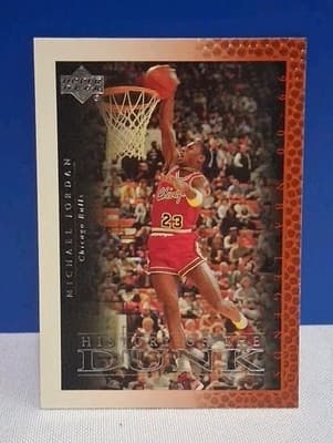 2000 2000-01 UPPER DECK MICHAEL JORDAN HISTORY OF THE DUNK 66 CHICAGO BULLS