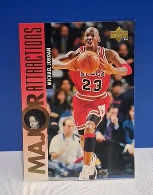 1995-95 Michael Jordan Upper Deck Major Attractions #341 Chicago Bulls NBA HOF