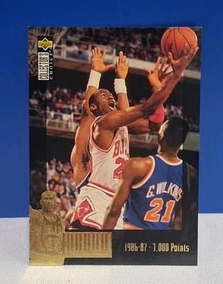 1995 UD Jordan Coll 1986-87 3000 Points Michael Jordan #JC2