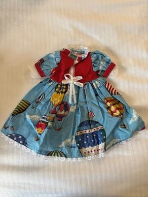 Beautiful Handmade Designer Outfit Dress For 18" American Girl Doll Colorful