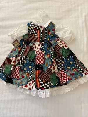 Custom Handmade Designer Dress For 18" American Girl Doll Beautiful Pattern