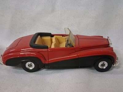 Corgi 13cm Long Diecast 814 - 1952 Rolls Royce Silver Dawn - Red/Black π¬π§