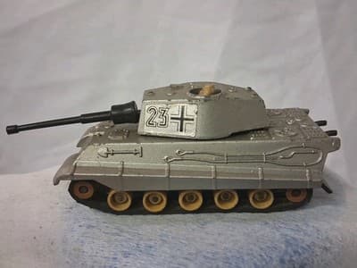 Vintage Lesney 1974 Matchbox Battle Kings K-104 King Tiger Military Army Tank πͺ