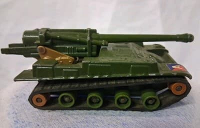 Vintage Matchbox Battle Kings K 107 155mm SP Howitzer 1974 - Loose