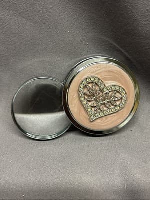 Enamel Jeweled Desk Paperweight Magnifying Glass Loop Beautiful Look