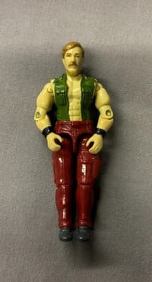 1988 Vintage G.I. Joe Wild Card Mean Dog Driver Action Figure by Hasbro - ARAH