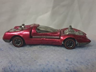 Hot Wheels Redline Magenta Mod Quad Black Interior 1970 NM