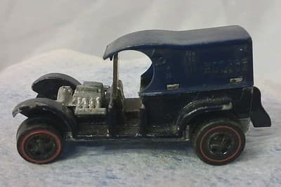 HOT WHEELS REDLINE 1969 Paddy Wagon Dark Blue Car Vtg