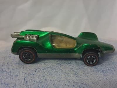 ORIGINAL OWNER HOT WHEELS REDLINE 1969 GREEN MANTIS