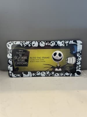 Disney Nightmare Before Christmas Jack Skellington Plastic License Plate frame