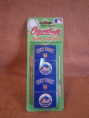 VINTAGE New York Mets DiamondPack Matchbox Set - SEALED - Rare