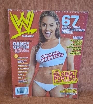 WWE Wrestling Magazine September 2006 Trish Stratus John Cena (No Poster)