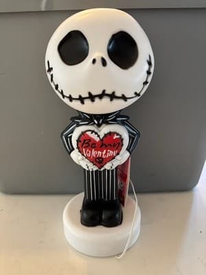 Jack Skellington 13" Valentine Blow Mold Nightmare Before Christmas NWT
