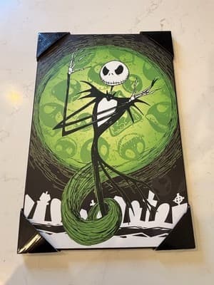 TIM BURTON'S NIGHTMARE BEFORE CHRISTMAS JACK SKELLINGTON 13x19 PICTURE DISNEY