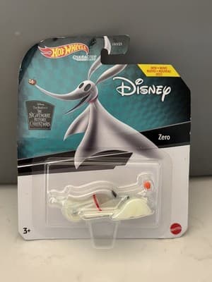 2023 Hot Wheels Disney Zero Character Car Nightmare Before Xmas Limited Issue !