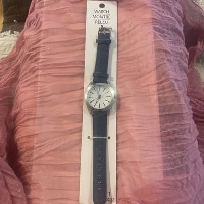 Watch Montre Reloj Denim Blue Jean Style Band **NEW**