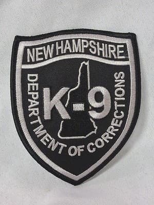 NEW HAMPSHIRE NH DEPT OF CORRECTIONS K-9 NICE SHOULDER PATCH POLICE SHERIFF