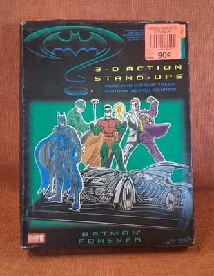 VTG DC Comics Batman Forever 3-D Stand-Ups Craft House Painting Art Kit