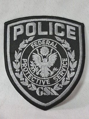 FEDERAL PROTECTIVE SERVICES (Subdued) WASHINGTON DC Police Patch