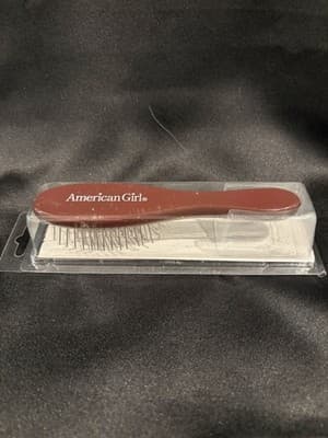 American Girl Doll Wood Hair Brush w/Wire Bristles New & Unopened Package